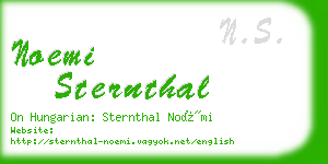 noemi sternthal business card